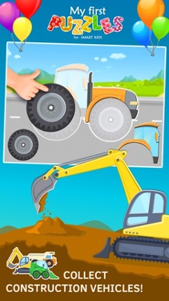 Tractor Jigsaw Puzzles Games free for Toddlers Image