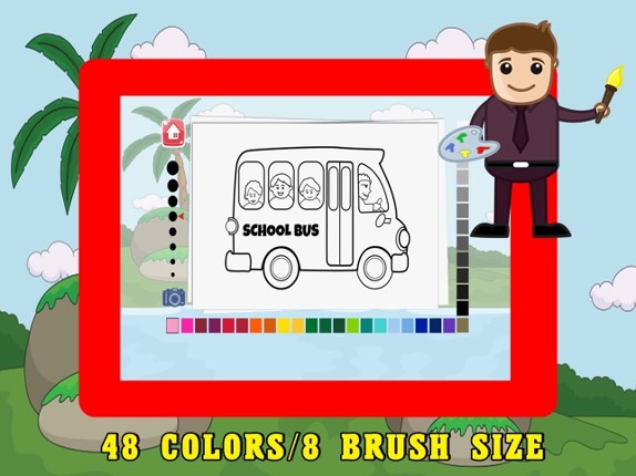 Vehicle Kids Coloring Book - Truck Car Train Pages Image