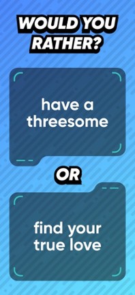 Would You Rather: Adult Games Image