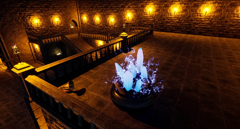 A Game About Clicking Crystals screenshot