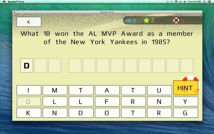 Baseball Trivia screenshot