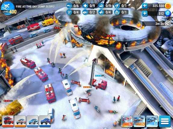 EMERGENCY HQ: firefighter game screenshot