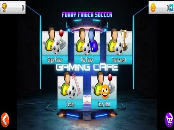 Funny Finger Soccer Image