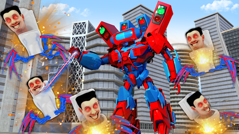 Toilet Monster Robot Games Image