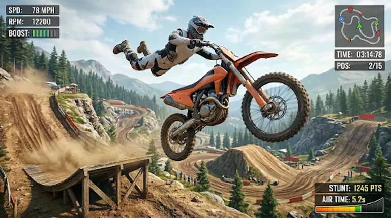 Real Extreme Bike Racing Game screenshot
