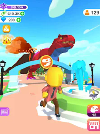 Dino Tycoon - 3D Building Game screenshot