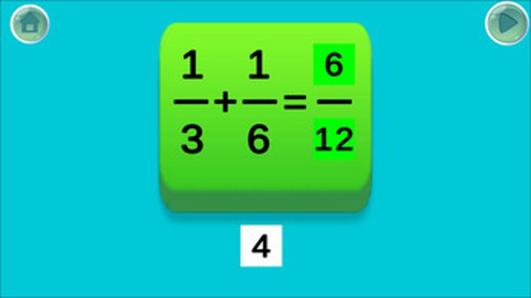 Fraction Frenzy screenshot