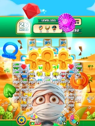 Gods & Gems: Egyptian Match 3 screenshot