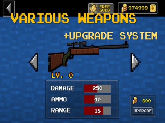 PixelSniper - Zombie Hunter Sniper Mini Survival Game screenshot