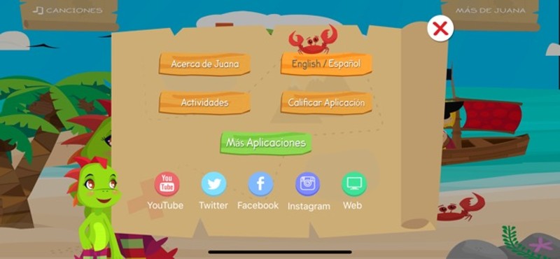 Play &amp; Learn Spanish - Beach screenshot