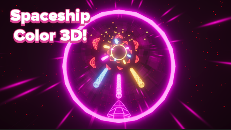 Spaceship Color 3D! Game Cover