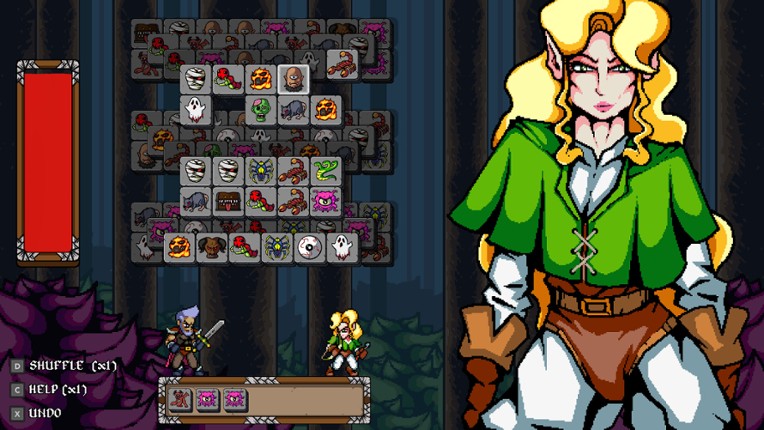 Warriors Waifus Mahjong screenshot