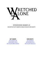 Wretched & Alone SRD Image