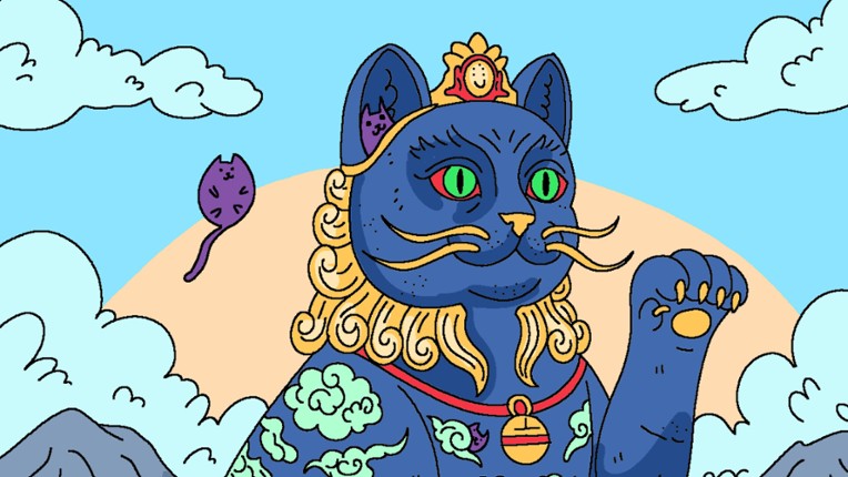 100 Cats Lost in China Find & Color screenshot