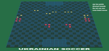 Games like Ukrainian Soccer ( any two points directed towards the net can score )