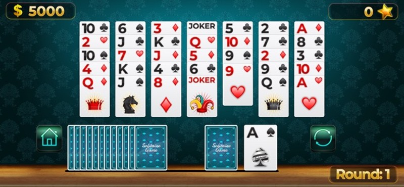 #1 Classic Solitaire card game screenshot