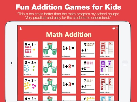 Addition Games - Fun and Simple Math Games for Kids screenshot