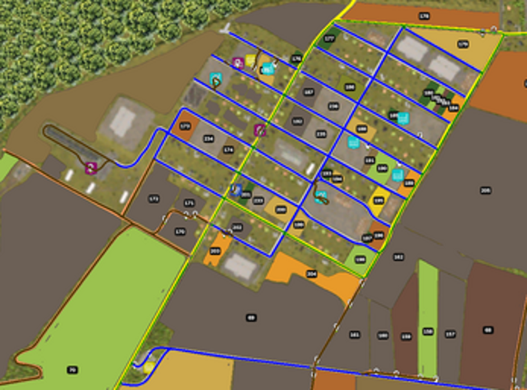 Autodrive route for Dunăreni X4 - FS25 Image