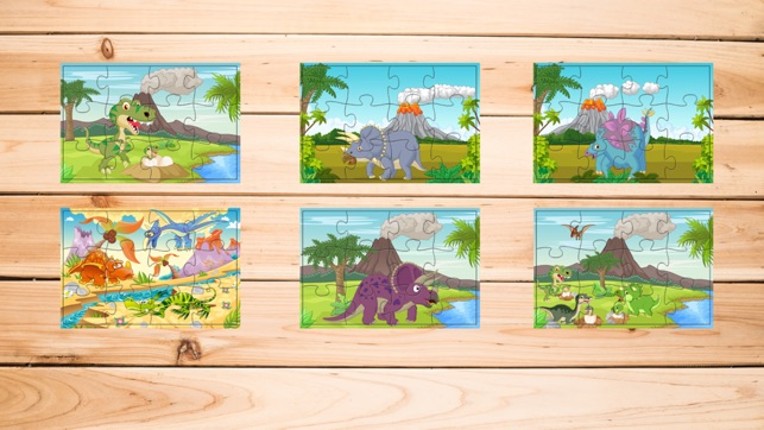 Dinosaur Jigsaw Puzzles Games for Kids and Toddler screenshot