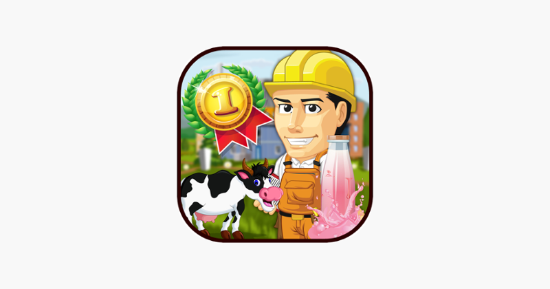 Flavored Milk Factory farm - Milk the cows &amp; process it with amazing flavors in dairy factory Image