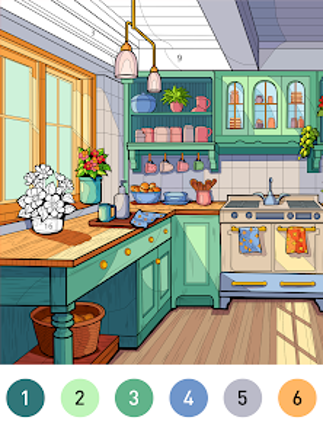 Dream Home Coloring book Image
