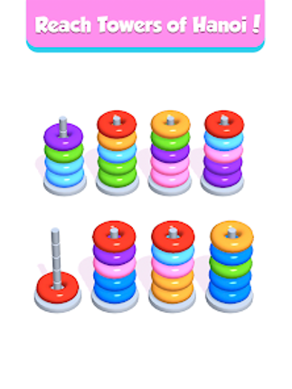 Hoop Stack - Color Puzzle Game Image