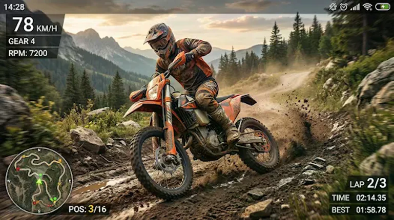 Real Extreme Bike Racing Game screenshot
