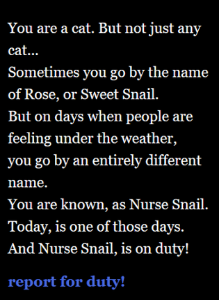 Nurse Snail On Duty Image
