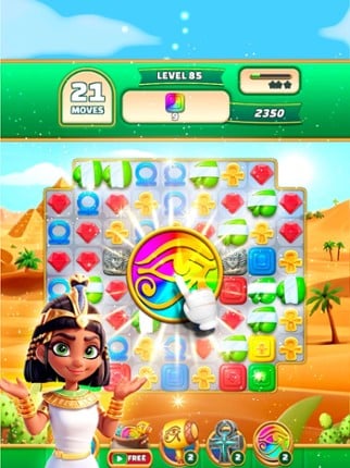 Gods & Gems: Egyptian Match 3 screenshot