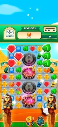 Gods & Gems: Egyptian Match 3 screenshot