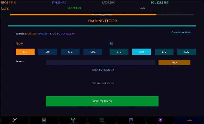 Keep On Hashing!: Idle Mining Sim screenshot