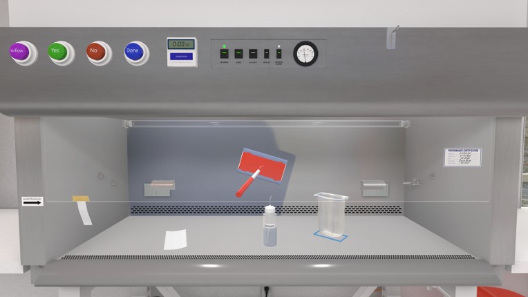 LabTrainingVR: Biosafety Cabinet Edition screenshot
