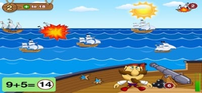 Math. Smart Pirates. Sea Fight Image