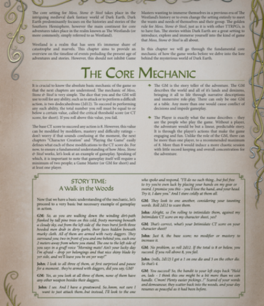 Moss, Stone & Steel - Core Rulebook screenshot