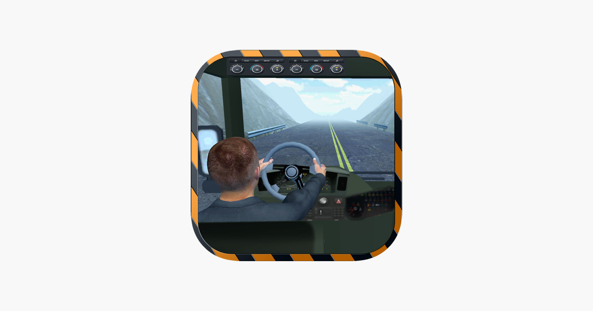 Games like Mountain Bus Driving Simulator Cockpit View - Dodge the traffic on a dangerous highway