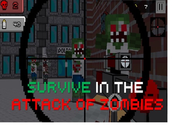PixelSniper - Zombie Hunter Sniper Mini Survival Game screenshot
