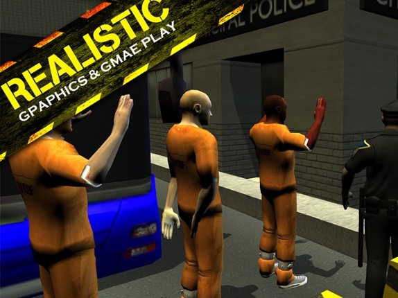 Police Bus Prisoner Transport – City vehicle driving &amp; parking simulator game Image