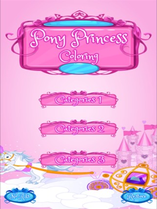 Princess Coloring Book Draw Paint for Kids &amp; Adult Image
