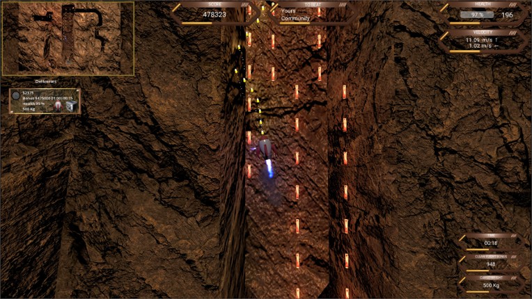 RocketShip Go Up screenshot