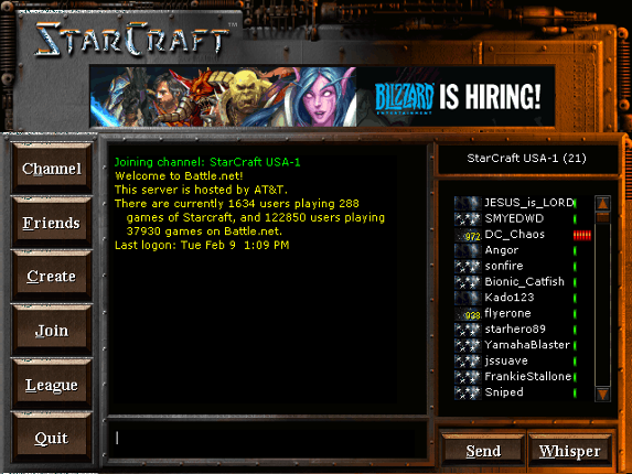 StarCraft screenshot