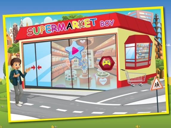 Supermarket boy food shopping - A crazy market cleanup & grocery shop game screenshot