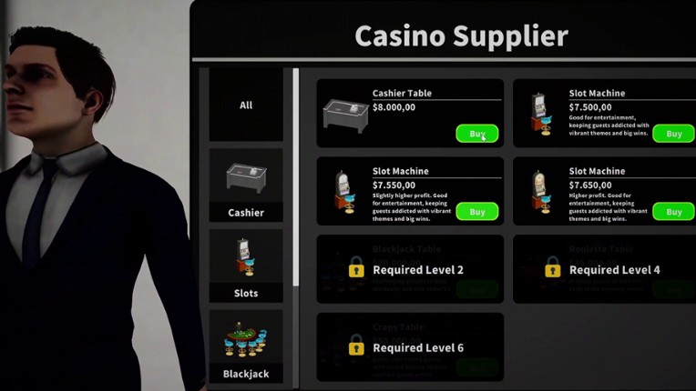 Casino Management Simulator screenshot