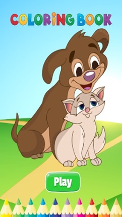 Cats Coloring Book - Activities for Kids screenshot