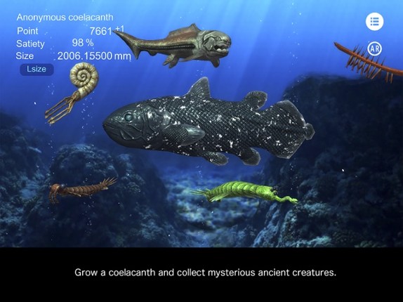 Coelacanth and ancient fish screenshot