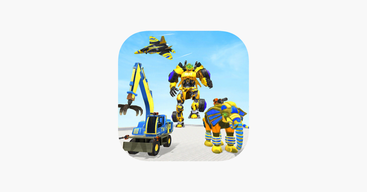 Games like Excavator Robot Transform Game