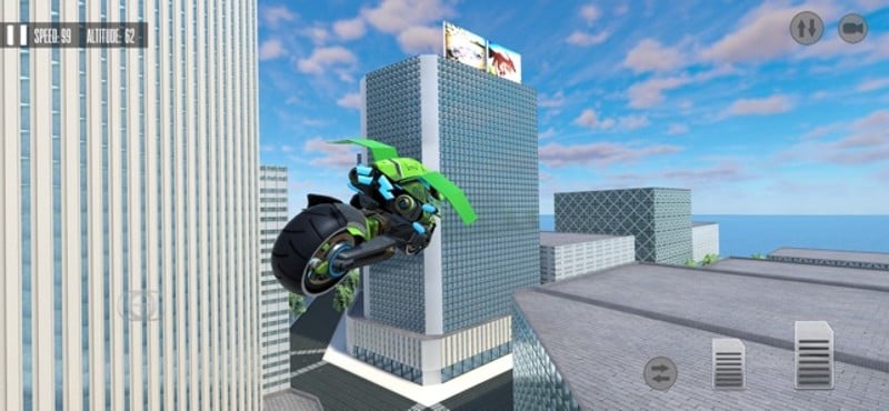 Flying Moto Pilot Simulator screenshot