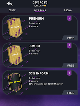 DEVCRO 22 - Draft, Packs Image