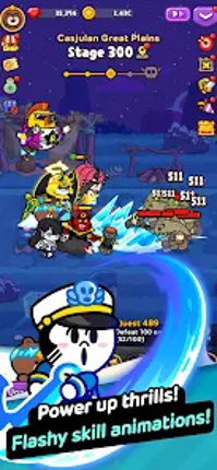 LINE Idle Rangers AFK RPG screenshot