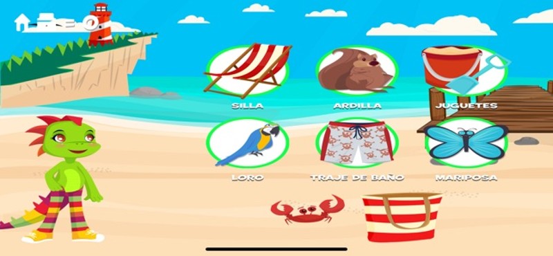 Play &amp; Learn Spanish - Beach Image