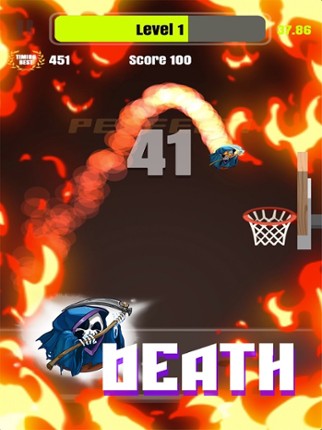 Tap Shots - dunk shot on fire screenshot
